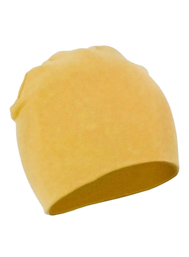 Double Layers Photo Prop Beanie Yellow