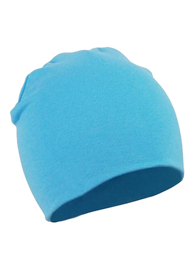 Double Layers Photo Prop Beanie Sky Blue