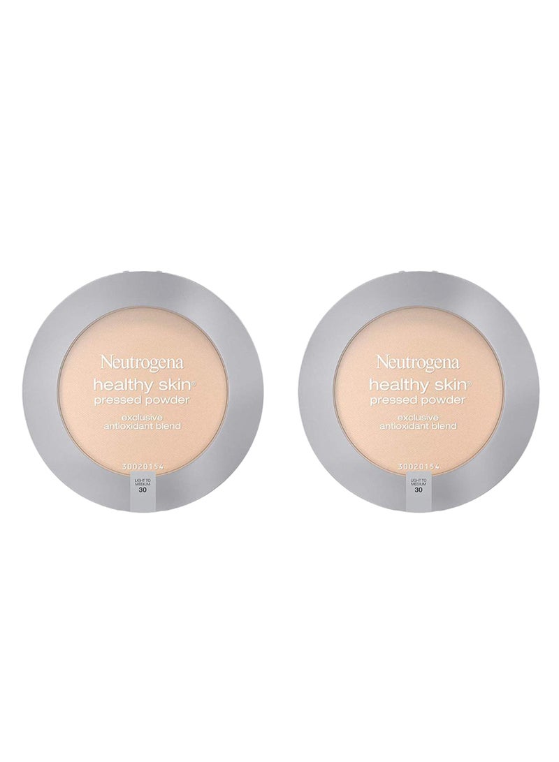 Pack Of 2 Healthy Skin Pressed Powder 30 Light To Medium
