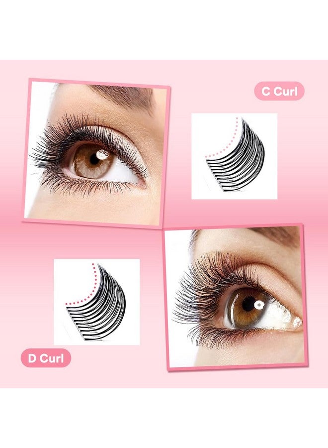 Premade Fans Eyelash Extension Volume Premade Fans Lash Extensions Short Stem Premade Volume Eyelash Extensions 0.07 Pre Made Lash Fans C D Curl 815 Mix 3D16D