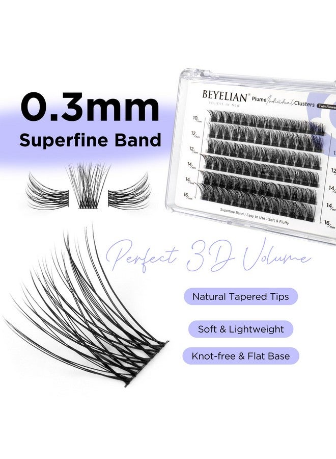 Lash Extension Kit Cluster Lashes Kit With 84 Pcs Lash Clusters Clusters Eyelash Applicator Tool Cluster Lashes Bond And Seal Super Hold Clusters Lash Glue Remover Easy To Apply At Home