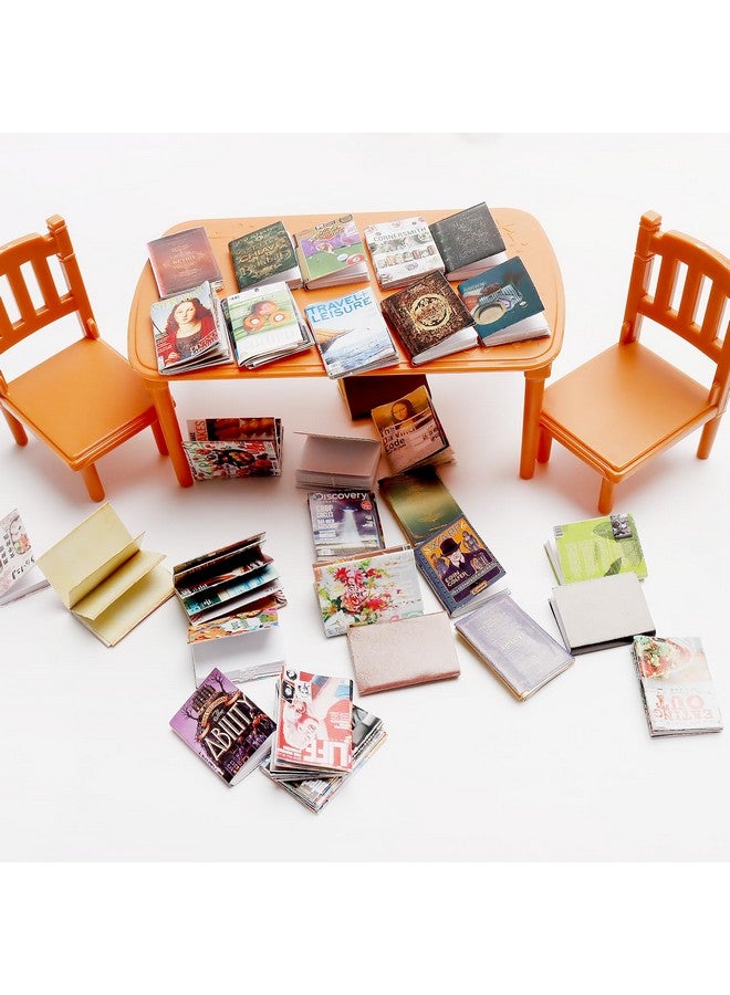30Pcs 1:12 Scale Miniatures Dollhouse Books Mini Books Miniatures Books For Mini House Decor