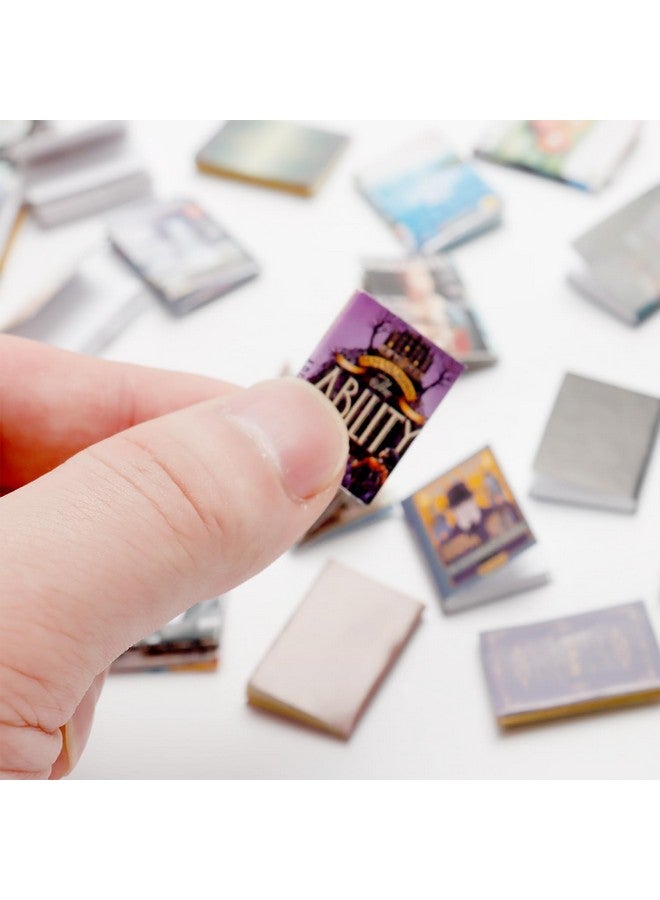 30Pcs 1:12 Scale Miniatures Dollhouse Books Mini Books Miniatures Books For Mini House Decor