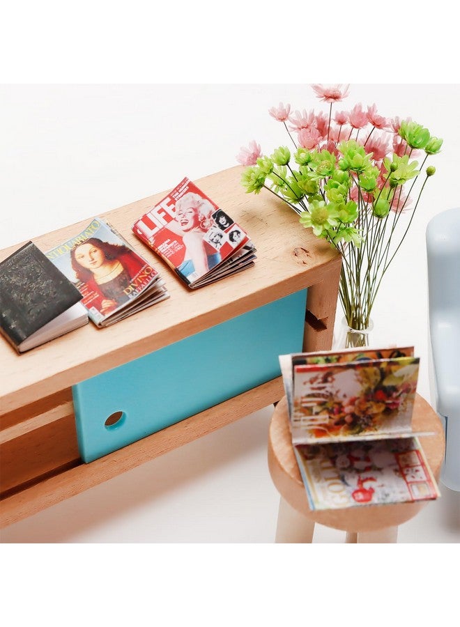 30Pcs 1:12 Scale Miniatures Dollhouse Books Mini Books Miniatures Books For Mini House Decor