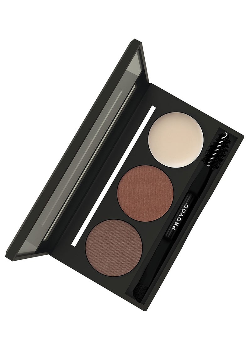 PROVOC BROW PALETTE - 03 True Brown