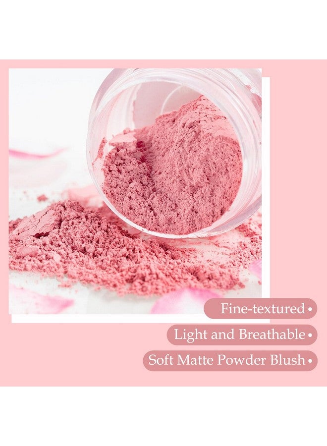 Loose Blush Powder Air Cushion Blush Natural Blusher Matte Face Blush For Cheeks Highly Pigmented Blush Makeup Easy To Blend Longlasting Single Color Blush