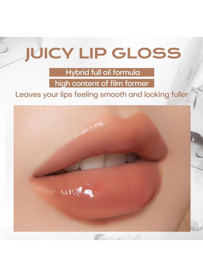 Plumping Lip Plumper High Shinemoisturizing Essence Lip Gloss Gloss With 1% Lip Gloss Peptide Lip Tint Gloss (J01 Until Sunset)