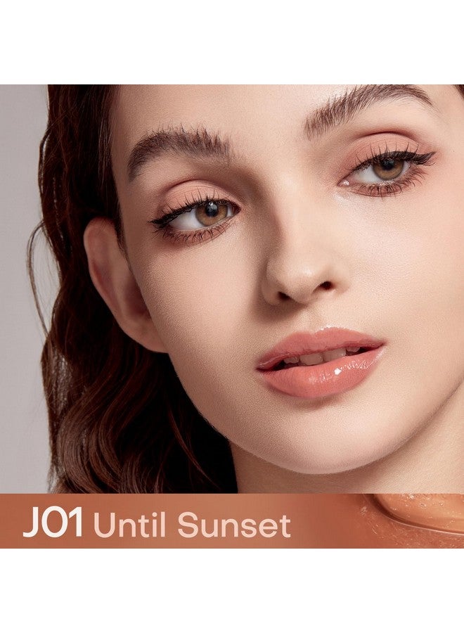 Plumping Lip Plumper High Shinemoisturizing Essence Lip Gloss Gloss With 1% Lip Gloss Peptide Lip Tint Gloss (J01 Until Sunset)