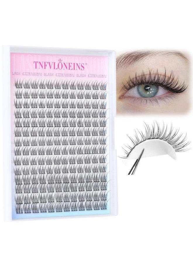 Natural Lash Clusters Wispy Eyelash Extension 168Pcs Cluster Lashes Extensions Natural Individual Lashes 912Mm Eyelash Clusters Diy Korean False Eyelashes By Tnfvloneins