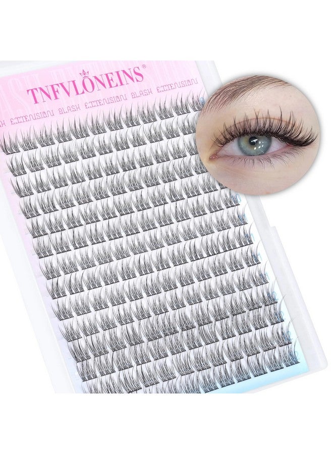 Natural Lash Clusters Wispy Eyelash Extension 168Pcs Cluster Lashes Extensions Natural Individual Lashes 912Mm Eyelash Clusters Diy Korean False Eyelashes By Tnfvloneins