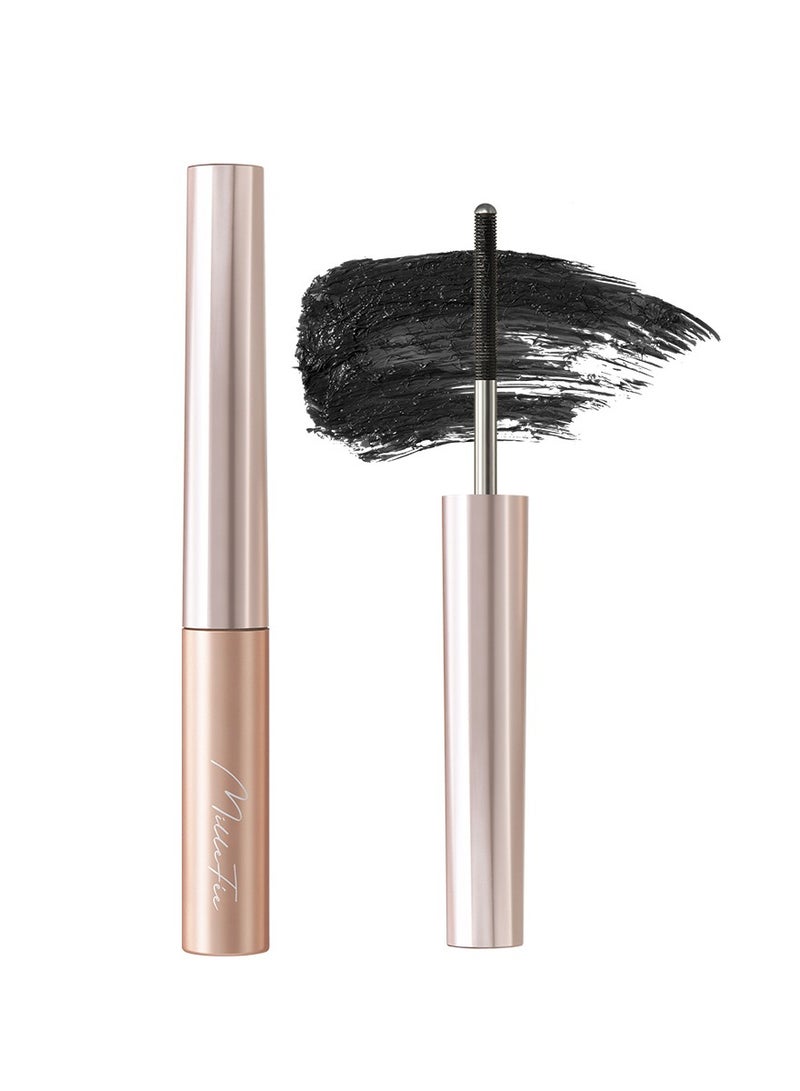 MilleFée Metal Brush Mascara Eye Makeup Waterproof Easy for Everyone to Nature Long Lasting - 01 Black