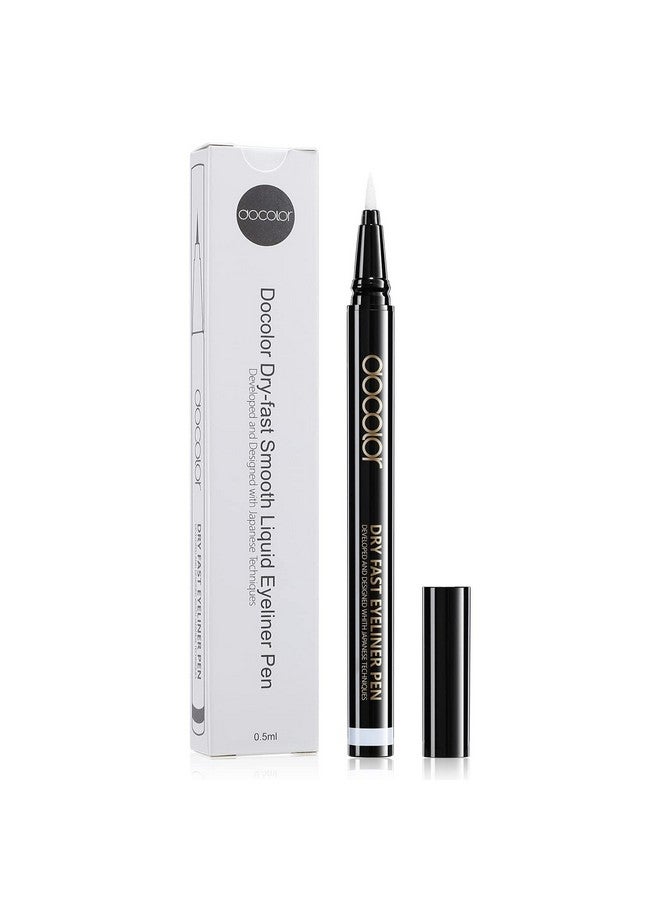 Waterproof Eyeliner Pen Longwearing With Ultrafine Tip Liquid Eye Liner (White)