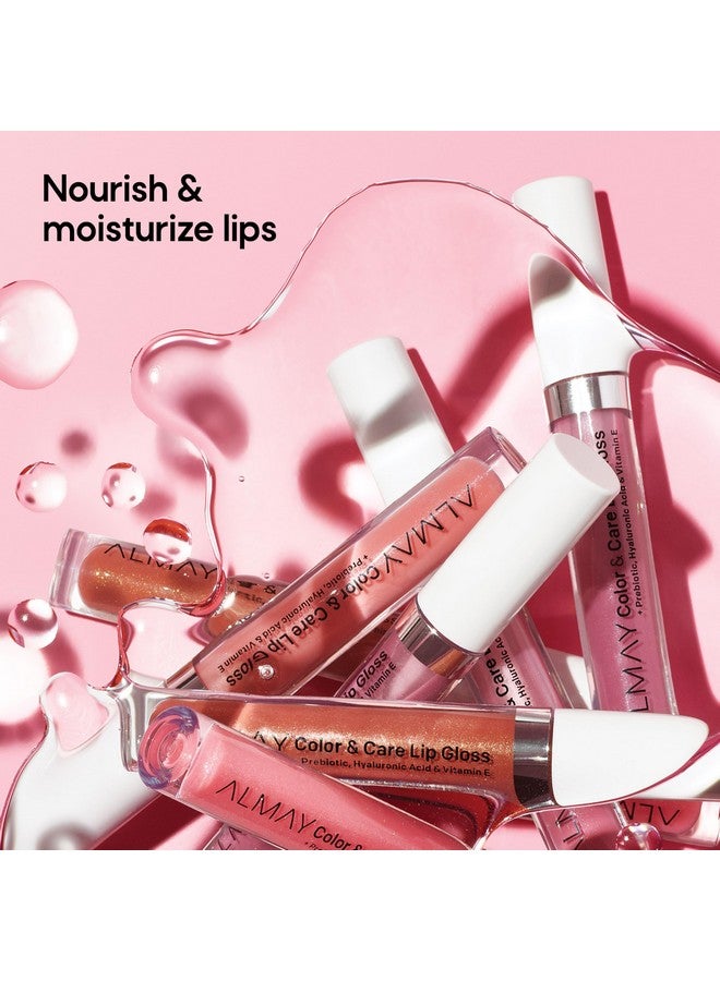 Hydrating Lip Gloss Soft Natural Colors Prebiotic Complex Hyaluronic Fillingsphere Technology 200 Rose Glow 0.1 Fl Oz.