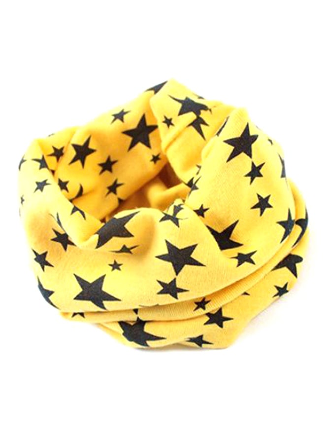O-ring Neck Scarf Yellow