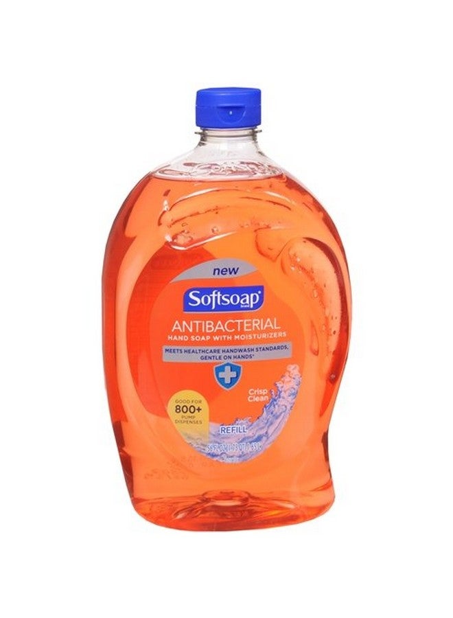 Antibacterial Liquid Hand Soap With Moisturizers Refill Crisp Clean 56 Fl Oz (3 Pack)
