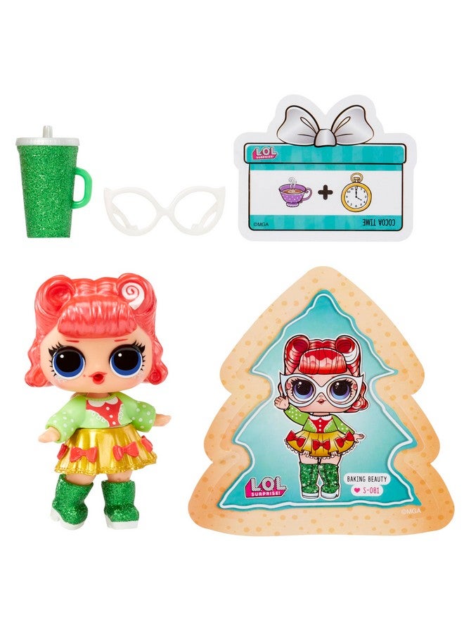 Holiday Surprise Baking Beauty With Collectible Doll 8 Surprises Holiday Theme Collectible Dolls Limited Edition Great Gift For Girls Age 3+