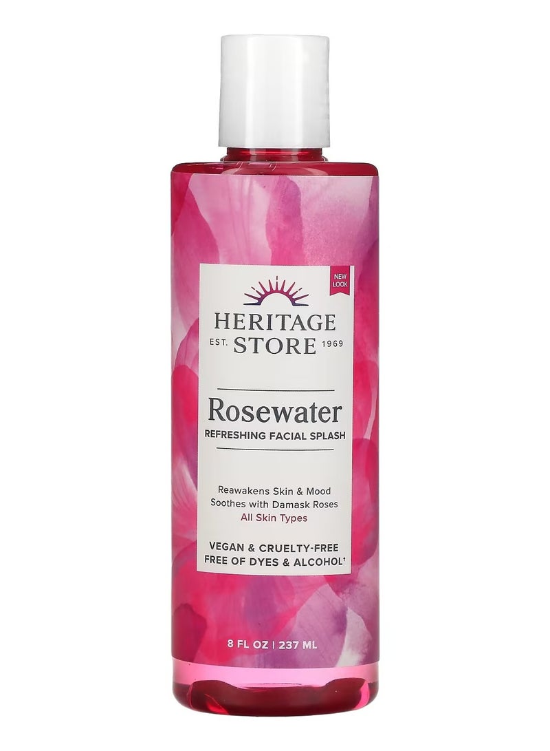 Heritage Store, Rosewater, Refreshing Facial Splash, 8 fl oz (237 ml)