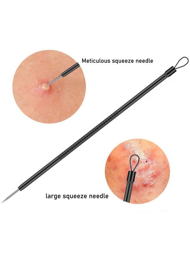 Blackhead Remover Pimple Popper Tool Kit 4 Pcs Acne Comedone Zit Blackhead Extractor Tool For Nose Facestainless Steel Whitehead Popping Removal Tool Set