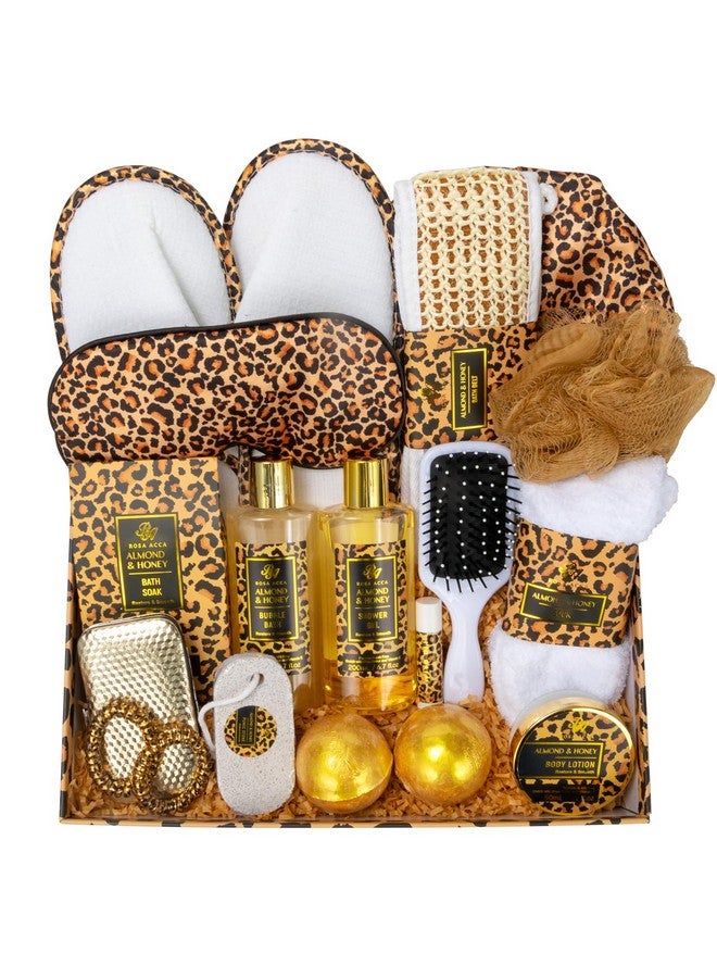 Bath Gift Set For Women And Men Gift Baskets For Women 20 Pcs Set Leopard Spa Gift For Valentines Day Mothers Day Birthday Home Spa Kit Gift Set For Christmas From Ra Rosa Acca