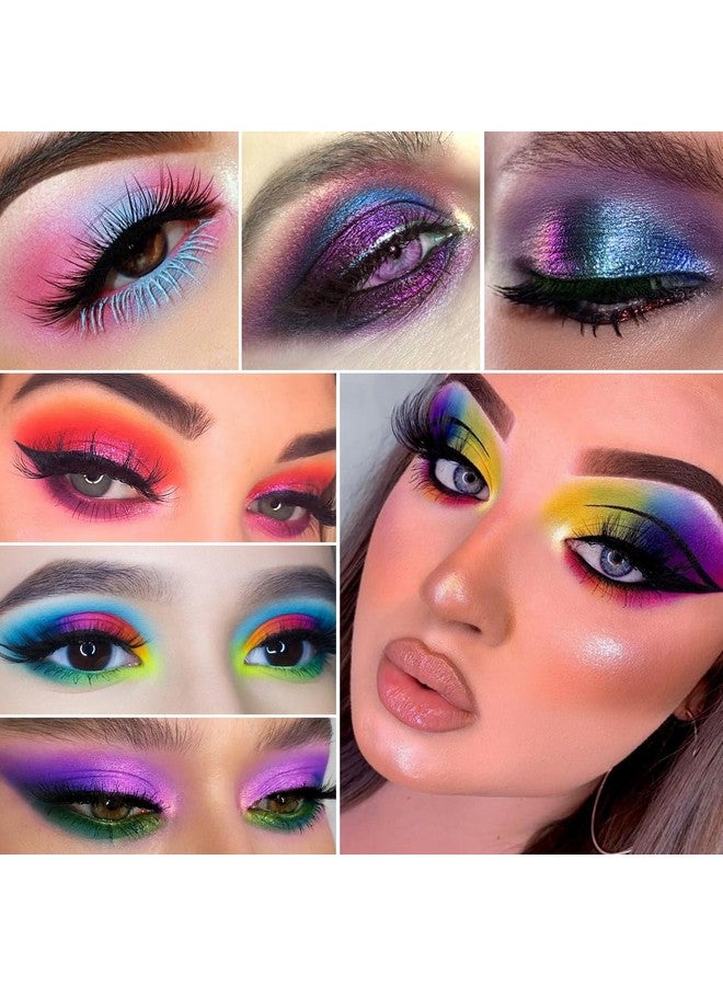 De’Lanci Professional Eyeshadow Makeup Platte62 Colors Big Colorful Matte Glitter Long Lasting Highly Pigmented Waterproof Eye Shadow Contour Blush Powder Highlighter All In One