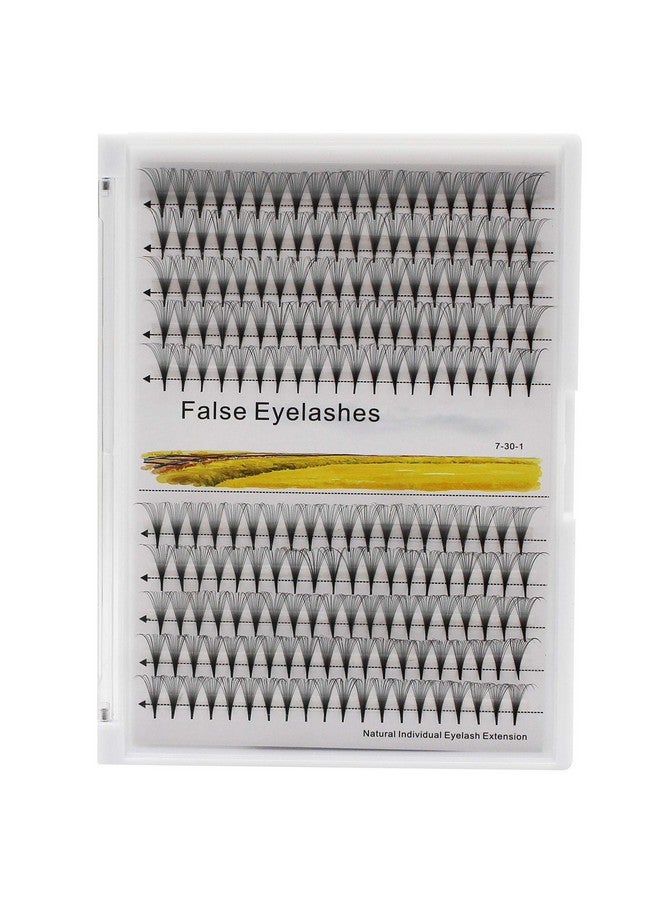 10Rows Pro Grafting Long Stem 14D Natural Long Black Soft And Light Individual False Eyelashes Cluster Wide Fans Premade Volume Eye Lashes Extensions Thin Base 1018Mm To Choose (14Mm)