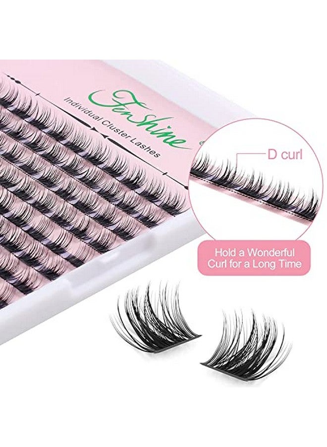 Cluster Lashes Extensions 120Pcs Individual Lashes Wide Stem D Curl Mix 915Mm Length Diy Eyelash Extension Individual Soft False Lashes For Personal Use At Home