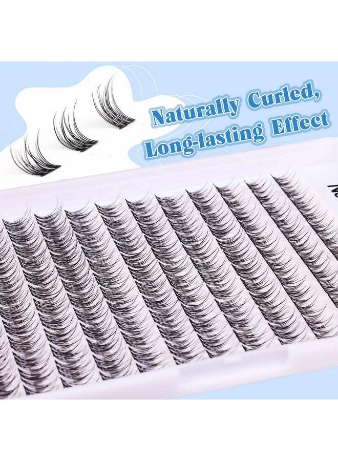 Natural Lash Clusters Diy Eyelash Extension Wispy 144 Pcs Individual Cluster Lashes Extension At Home C Curl 911Mm Eyelash Cluster Faux Mink False Lashes By Newcally