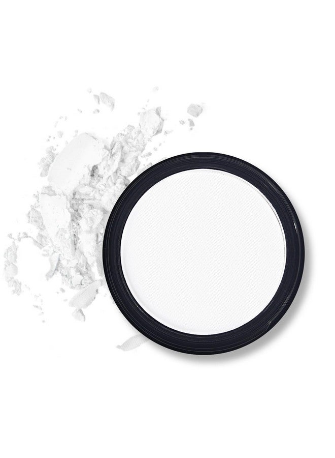 White Matte Eyeshadow Palette Single White Pressed Powder Eye Shadow Ultrablendable Pigmented Color Long Lasting Halloween Blood Makeup Base Crueltyfree & Vegan