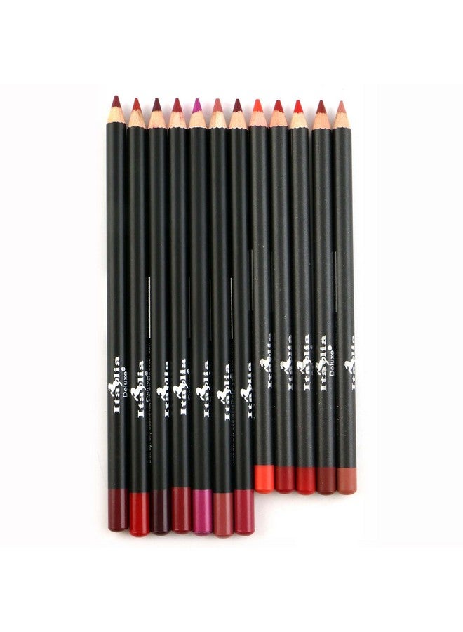 Talia Deluxe Ultra Fine Lip Liner Set Of 12 Color