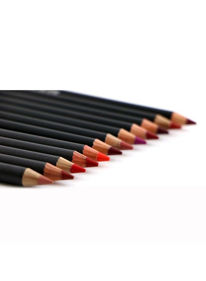 Talia Deluxe Ultra Fine Lip Liner Set Of 12 Color