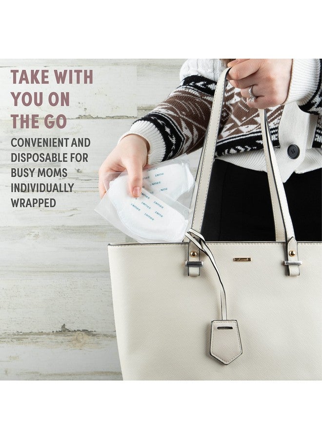 Disposable Breast Pads For Breastfeeding Ultraabsorbent/Leakproof/Discreet/Secure Highly Portable Individually Wrapped Soft & Bpafree (Pack Of 200)