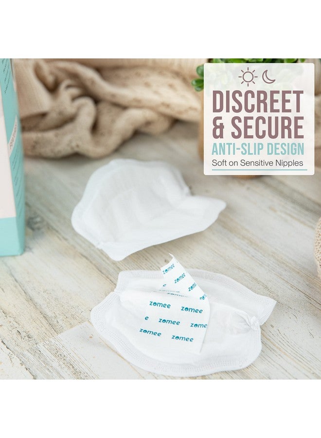Disposable Breast Pads For Breastfeeding Ultraabsorbent/Leakproof/Discreet/Secure Highly Portable Individually Wrapped Soft & Bpafree (Pack Of 200)