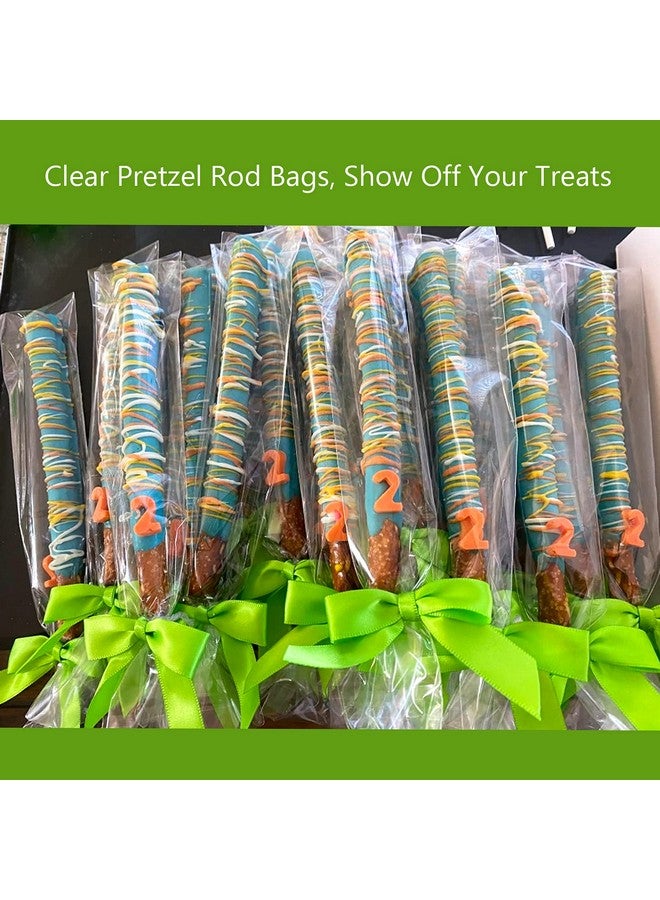 Self Sealing Cellophane Bags2X10 Inches Clear Pretzel Rod Bags 200 Pcs Resealable Cellophane Bags Self Adhesive