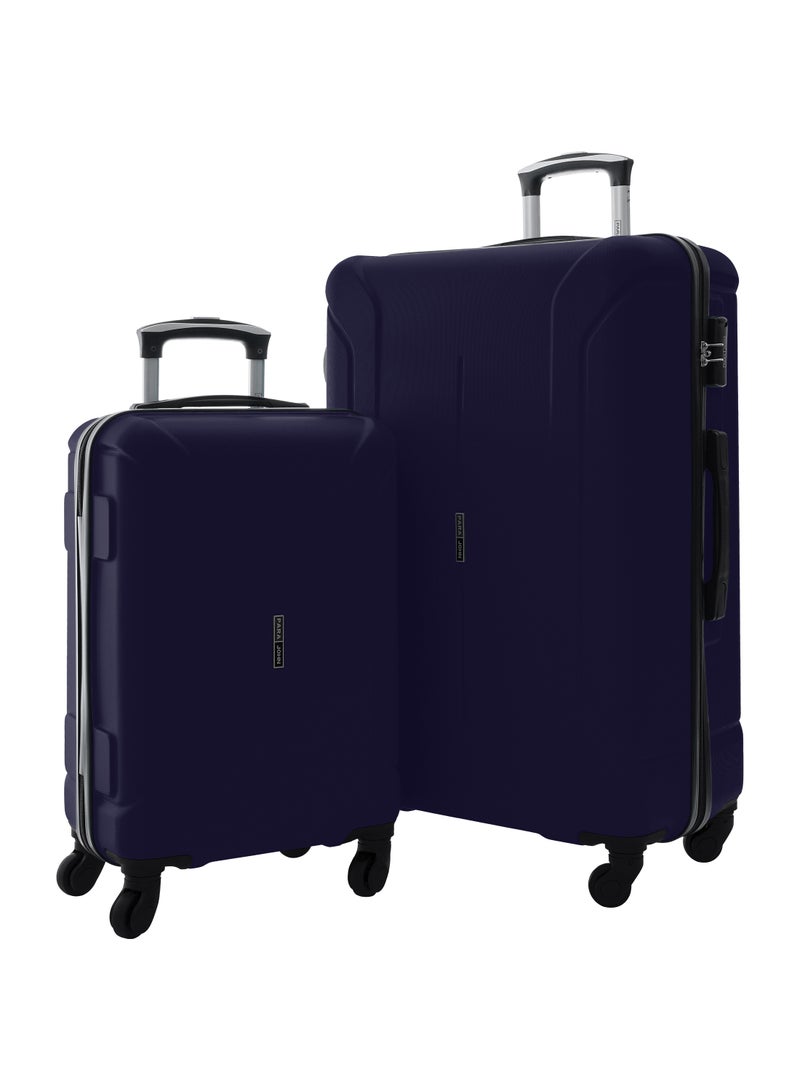 Avo ABS Hardside Spinner Luggage Trolley Set Navy