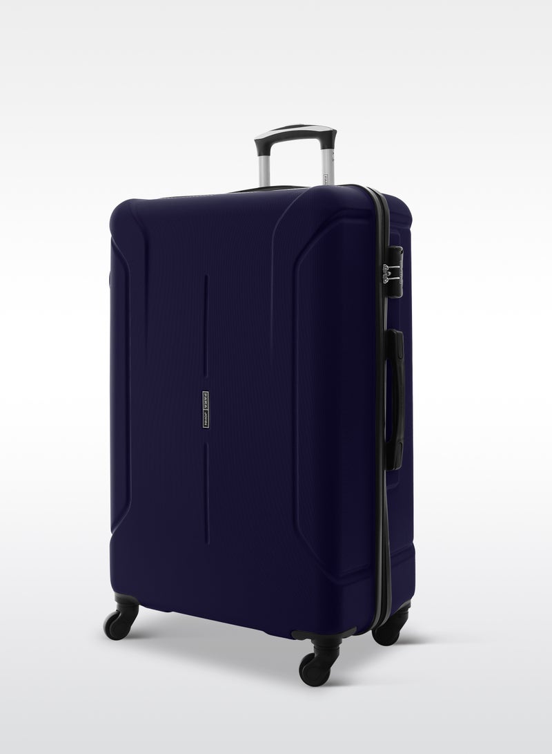 Large Size Lightweight ABS Hardside Spinner Luggage Trolley -28 Inch | Carrying 10KG 4-Wheel Hardshell Suitcase Navy