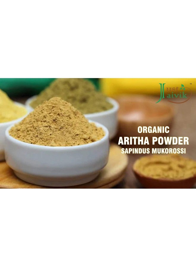 100% Organic Certified Aritha Powder (Soap Nut Powder) 227G 0.5 Lb 08Ozorganic Hair Cleansing And Conditioning Product