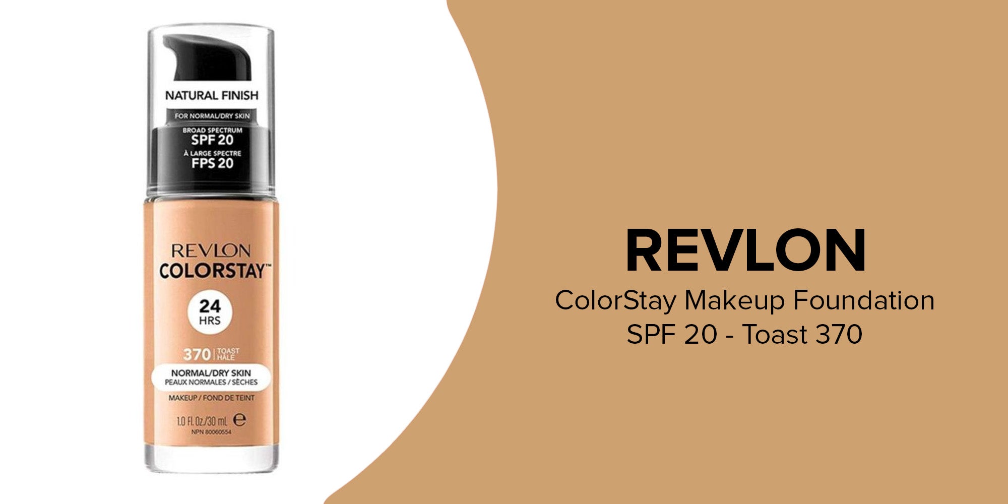 ColorStay Makeup Foundation SPF 20 Toast 370