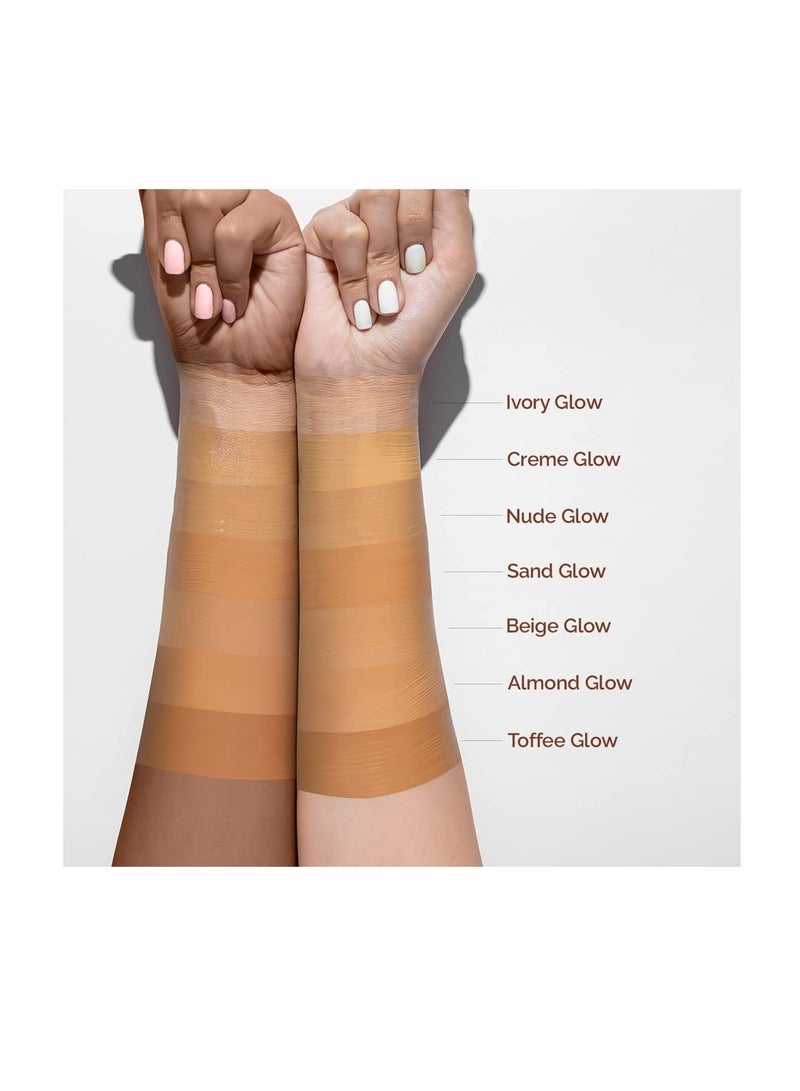 Glow Serum Foundation with Vitamin C & Turmeric for 12-Hour Long Stay- 05 Beige Glow - 30 ml