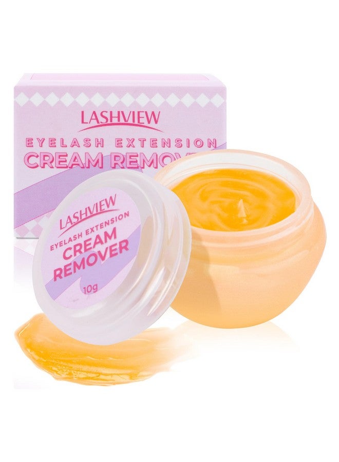 Eyelash Extension Remover Cream Banana Flavor Cream Lash Remover For Lash Extensions Low Irritation Cream For Sensitive Skin10G