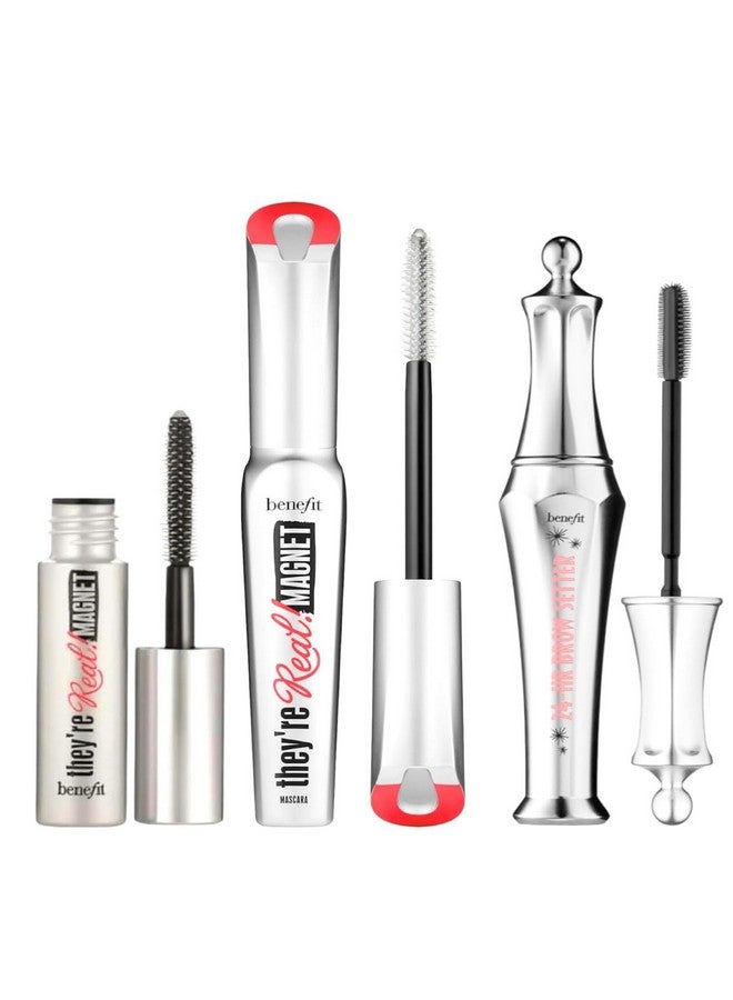 Ready Set Brow 24Hr Brow Setter Clear Gel (Full Size) They'Re Real Magnet Mascara (Full And Travel Size)