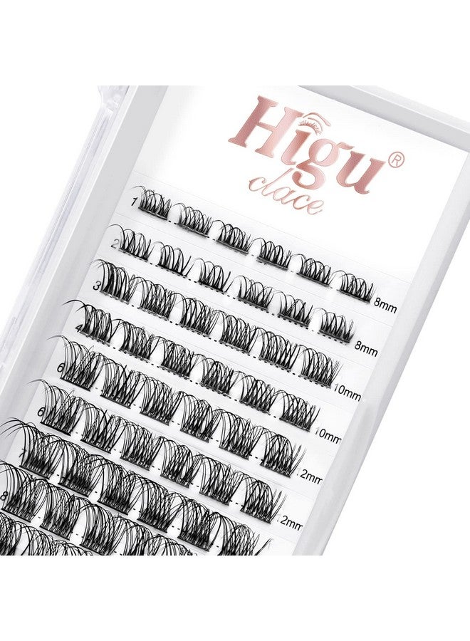 72 Pcs Lash Clusters Diy Eyelash Extension D Curl Mix 816Mm Cluster Lashes Individual Lashes Cluster Lashes Wisps Reusable Black Super Thin Band Lash Extension At Home (Nature Style D 816)