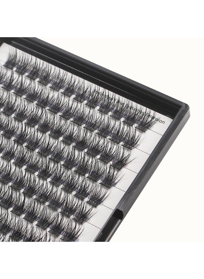 Handmade D Curl 1020Mm To Choose 120Pcs Natural Long Individual Thick Base Cluster Eyelashes Dramatic Look Diy Volume Eye Lashes Extensions (12Mm)