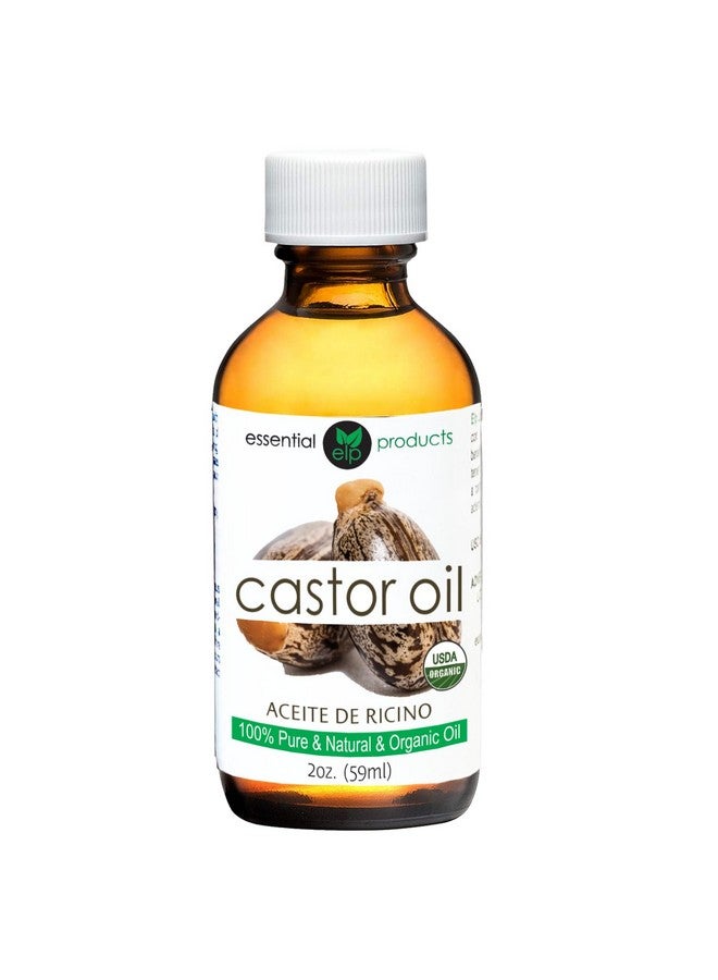 Elp Pure Organic Castor Oilpromotes Hair Eyebrow And Eyelash Growthdiminishes Wrinkles And Signs Of Aginghydrates And Nourishes Skin100% Pure 2 Fl Oz