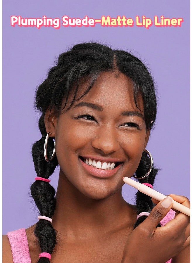 All In One Overlip Maker 04 Soft Pink Versatile Lip Liner & Contour Matte Finish Perfect For Daily Wear Bigger And Fuller Lips Plumping Effect Smoothcreamy Texture