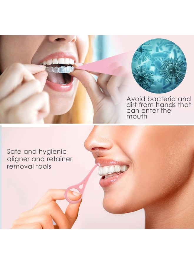 Aligner Removal Tool 5 Invisible Braces Removal Tools Retainer Remover Tool Suitable For Removing Braces Trays Retainers Dentures And Aligners(5 Color).
