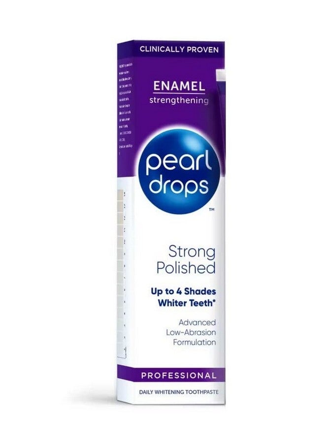 Strong Polished White Toothpolish Enamel Strengthening With Polishing Agents 75Ml