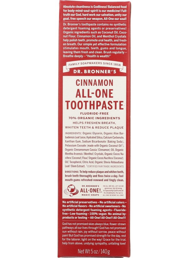 Cinnamon Toothpaste 5 Oz (Pack Of 1)