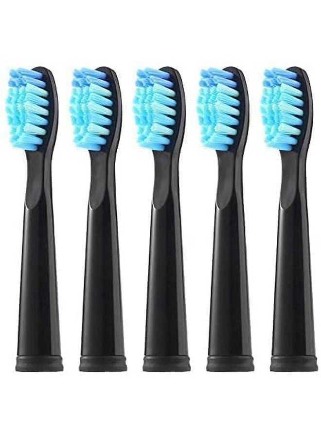 Electric Toothbrush Replacement Heads X5 Compatible With Fairywill Fw507508551917959 Fwd1Fwd3Fwd7Fwd8 Yunchi Y1Black