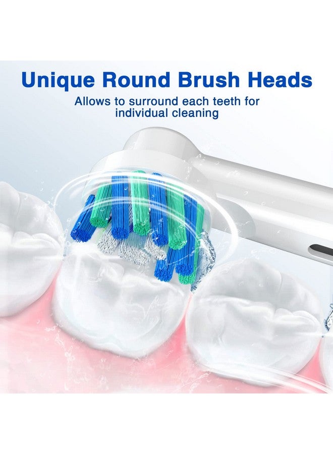 Replacement Brush Heads For Oral B 16 Pcs Toothbrush Replacement Heads Compatible With Oral B Pro1000 Pro3000 Pro5000 Pro7000 Includes 4 Floss 4 Cross 4 Precision & 4 Whitening Brush Heads