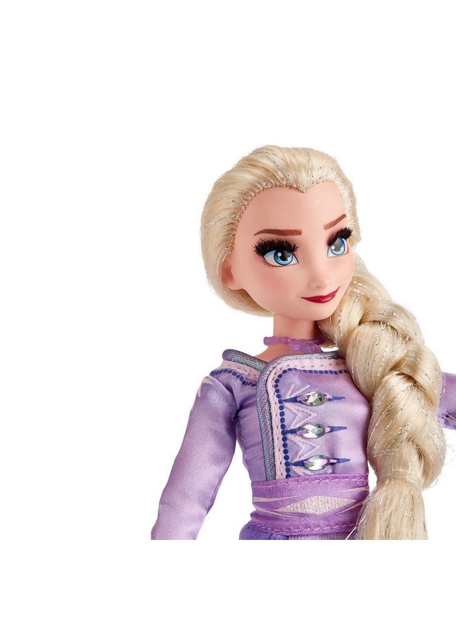 Arendelle Elsa Fashion Doll With Detailed Ombre Blue Travel Dress Inspired By 2Toy For Kids Ages 3 & Up